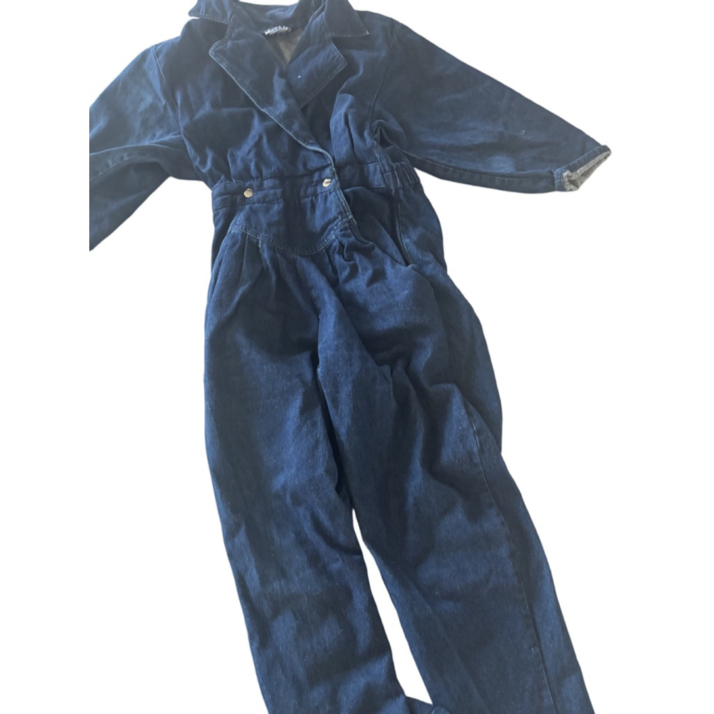 Vintage 80s denim/jean jumpsuit size 8-10